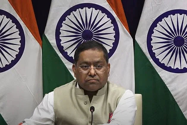 ভারতের পররাষ্ট্র মন্ত্রণালয়ের মুখপাত্র রণধীর জসওয়াল।