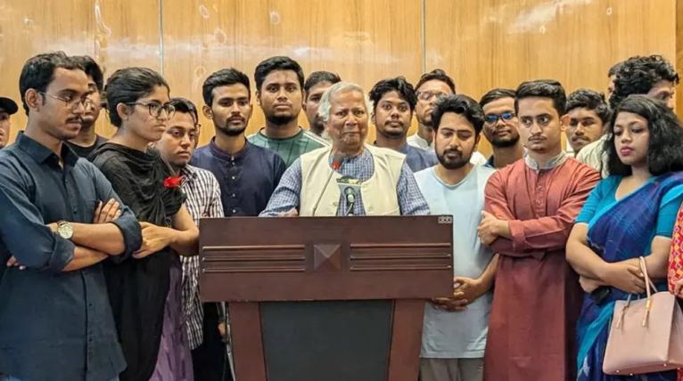 আমার প্রথম কাজ আইনশৃঙ্খলা ফিরিয়ে আনা: ড. ইউনূস
