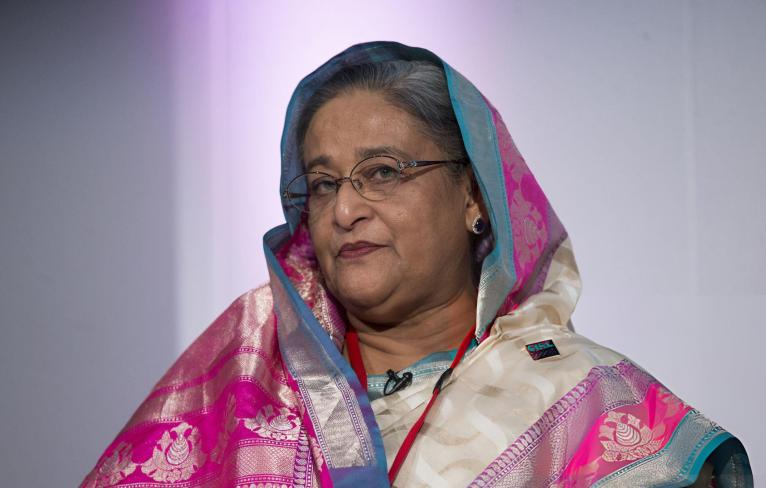 বাংলাদেশের সাবেক প্রধানমন্ত্রী শেখ হাসিনা।