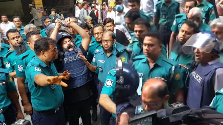 জয় বাংলা স্লোগান দিয়ে হাজী সেলিমপুত্র বললেন ‘শেখ হাসিনা আবার আসবেন’
