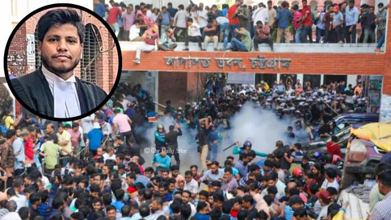 চট্টগ্রামে চিন্ময় অনুসারীদের সঙ্গে সংঘর্ষ, আইনজীবীকে হত্যা