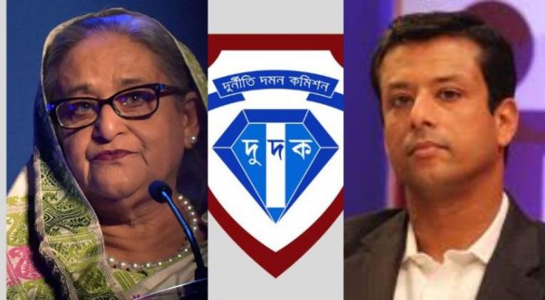 শেখ হাসিনা-জয়ের বিরুদ্ধে দুদকের অনুসন্ধান শুরু