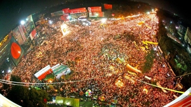 আন্দোলনের ‘রাজধানী’ শাহবাগ