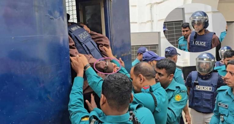 পিছমোড়া করে প্রিজনভ্যানে তোলা হলো সাবেক মেয়র আতিককে