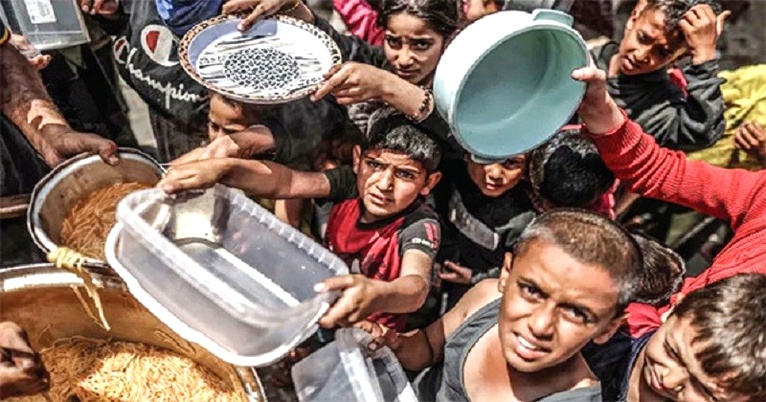 সহায়তার ঘাটতিতে দুর্ভিক্ষের শঙ্কায় গাজা