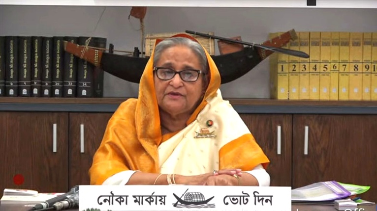 নির্বাচনে ভোট চুরির অভিযোগ, শেখ হাসিনাসহ পাঁচ সাংবাদিকের বিরুদ্ধে মামলা
