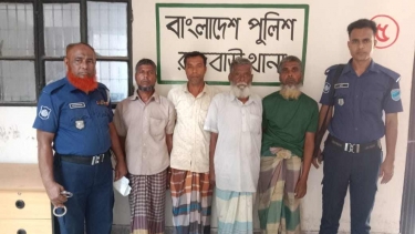 রাজবাড়ীতে হত্যা মামলায় ৪ আসামী গ্রেফতার