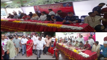 শ্রী কৃষ্ণের জন্মাষ্টমী উপলক্ষে রাজবাড়ীতে আলোচনা সভা ও বর্ণাঢ্য শোভাযাত্রা