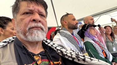 <small>ফ্লোটিলা থেকে শহিদুল আলম</small> আমরা অবরোধ ভাঙব, ফিলিস্তিন স্বাধীন হবে