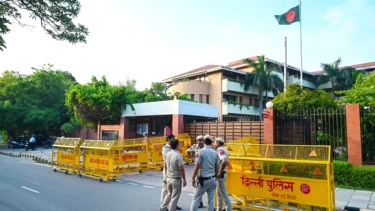 দিল্লিতে বাংলাদেশ হাইকমিশনের সামনে বিক্ষোভ নিয়ে ভারত যা বললো