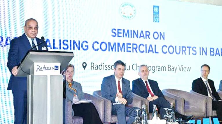 ‘বাণিজ্যিক আদালত দেশের অর্থনীতিতে নতুন দিগন্ত উন্মোচন করবে’