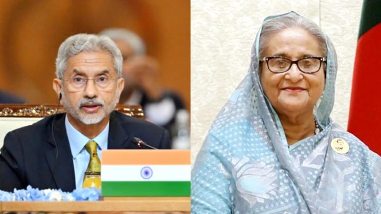ভারতে অবস্থান প্রসঙ্গে  হাসিনাকেই সিদ্ধান্ত নিতে হবে : জয়শঙ্কর