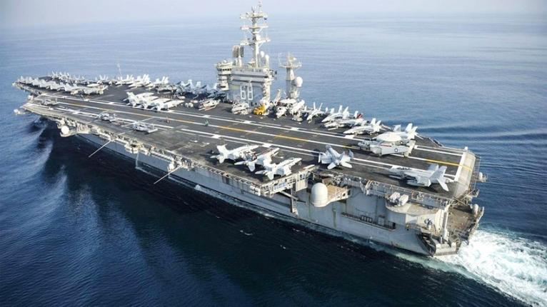 মধ্যপ্রাচ্যের দিকে এগোচ্ছে যুক্তরাষ্ট্রের বিমানবাহী রণতরী