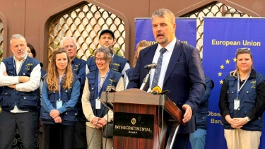 নির্বাচনের পরিবেশ ‘অত্যন্ত ইতিবাচক’: ইইউ নির্বাচন পর্যবেক্ষণ মিশনের প্রধান