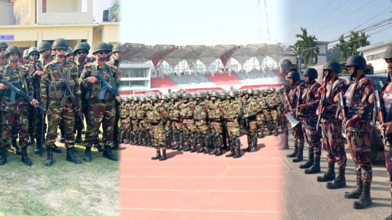 নির্বাচনের মাঠে থাকছেন ৯ লাখ ৫৮ হাজার আইন-শৃঙ্খলা রক্ষা বাহিনীর সদস্য: ইসি সানাউল্লাহ