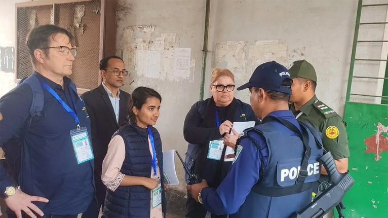 ভোট পরিস্থিতি দেখে ইইউ পর্যবেক্ষক দলের সন্তোষ