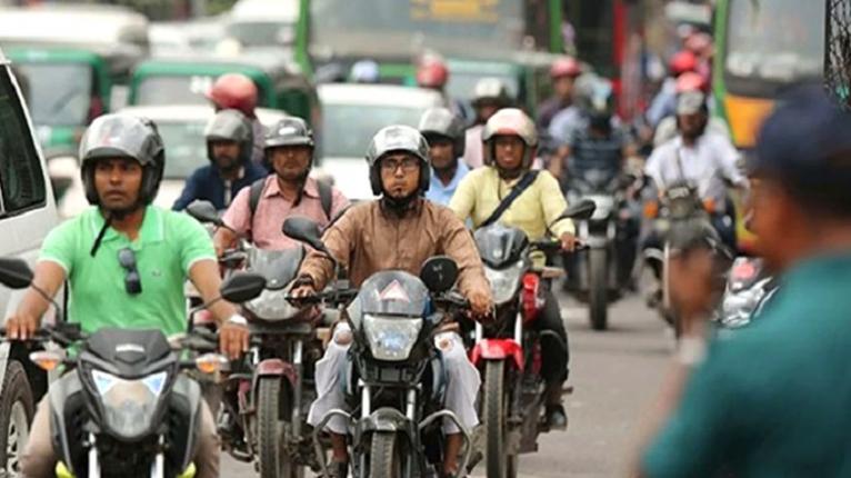 রাত ১২টা থেকে মোটরসাইকেল, কাল পরিবহন চলাচল বন্ধ
