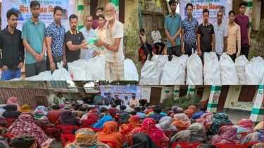 রাজবাড়ীতে “সনাতনী যুবক” সংগঠনের ঈদ উপহার খাদ্য সামগ্রী  বিতরণ