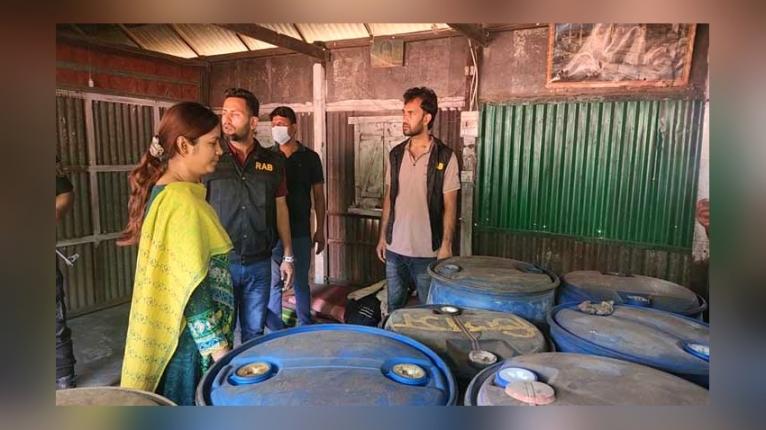 ব্রাহ্মণবাড়িয়ায় ১০ হাজার লিটার জ্বালানি তেল জব্দ