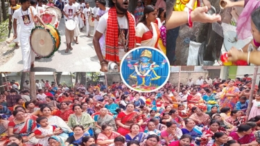 রাজবাড়ীতে উৎসবমূখর পরিবেশের মধ্যে দিয়ে শনি মন্দিরের প্রতিষ্ঠা বার্ষিকী পালিত