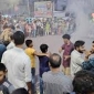 রামিসা হত্যার বিচারের দাবিতে কালশীতে সড়ক অবরোধ, যান চলাচল বন্ধ