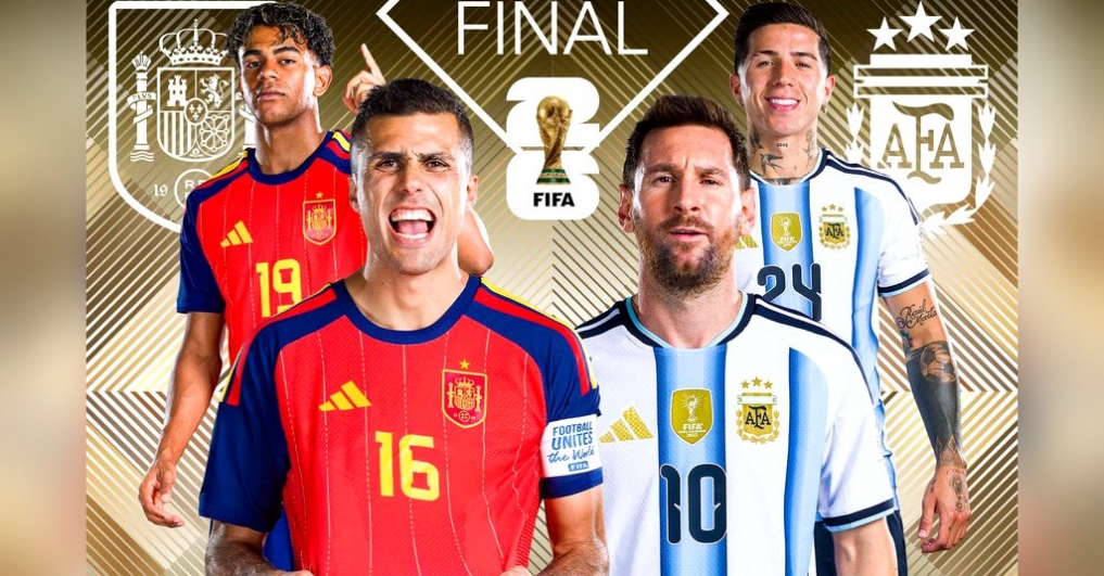 Argentina make three changes, Spain unchanged for final
