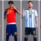 Argentina, Spain to wear home kits in World Cup final